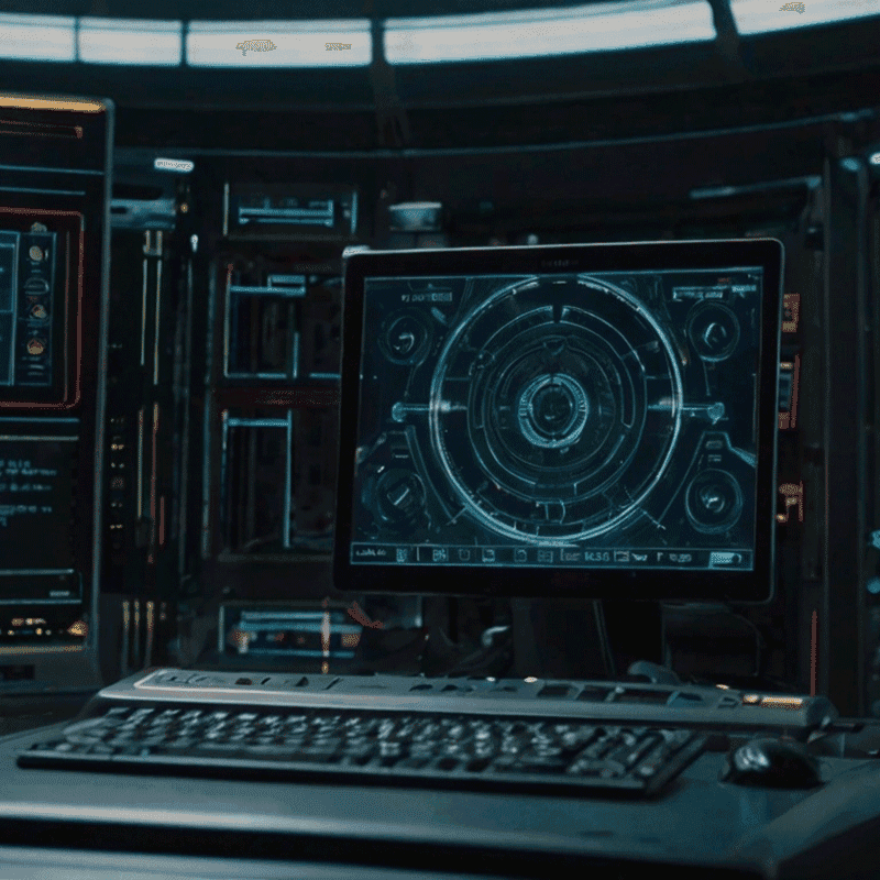 Image of a keyboard and a computer screen with a QA testing interface